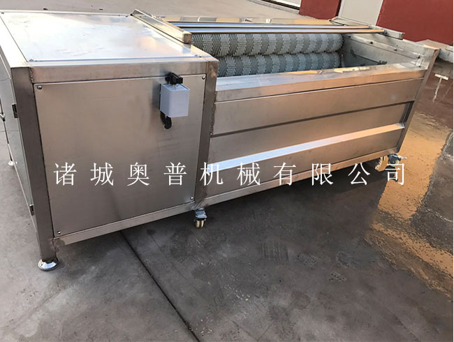Wool roller cleaning machine